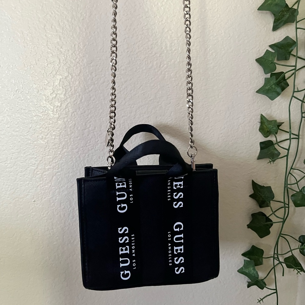 Mini Guess Tote Crossbody Bag